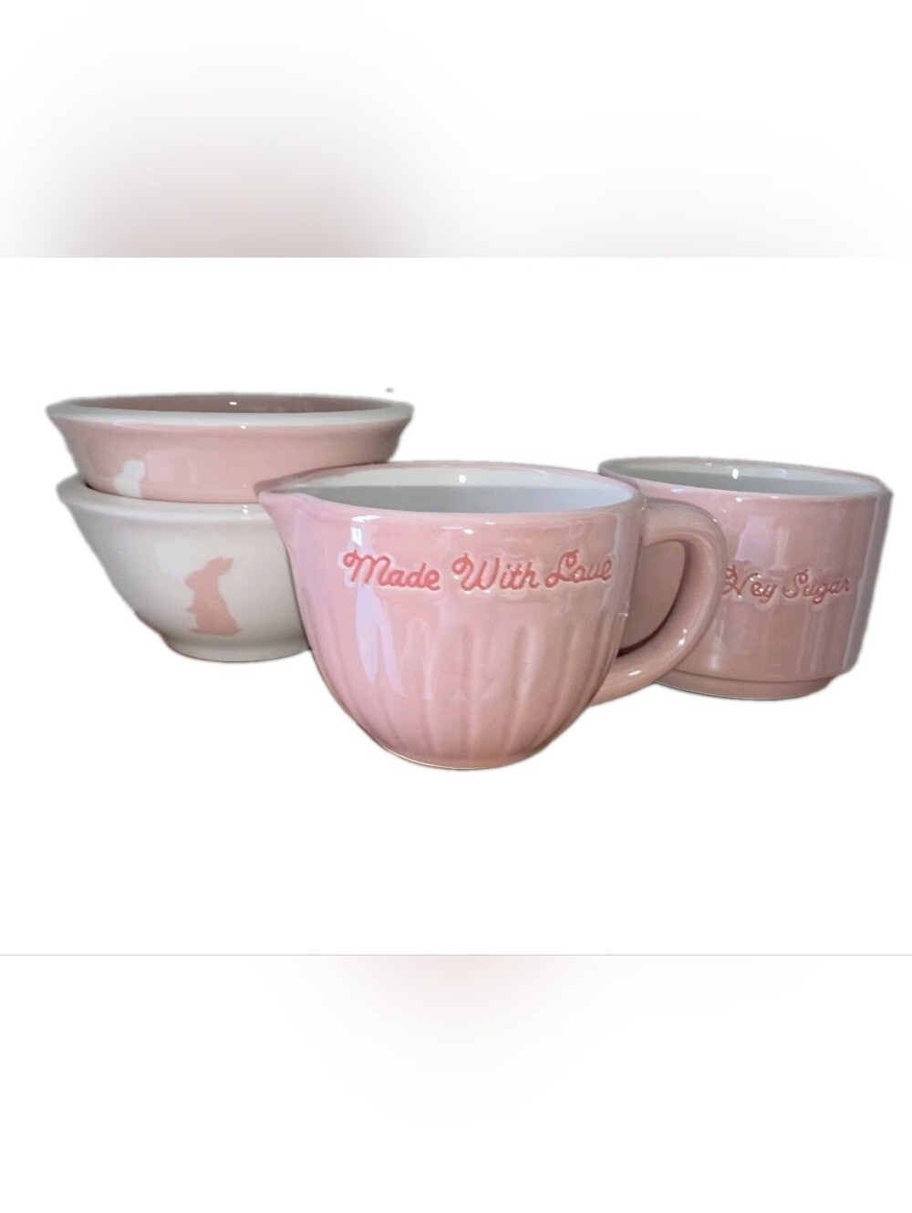 4 Pcs Terramoto Ceramic Set, Pink